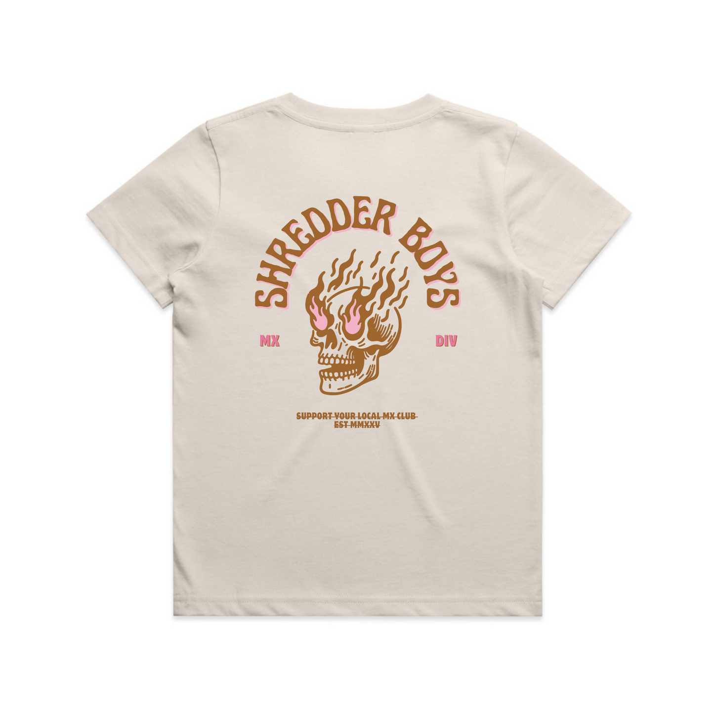 FLAMING SKULL TEE - YOUTH